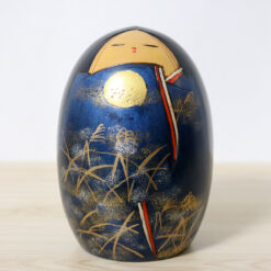 Sekiguchi Toa Vintage Kokeshi Doll Late Autumn Front