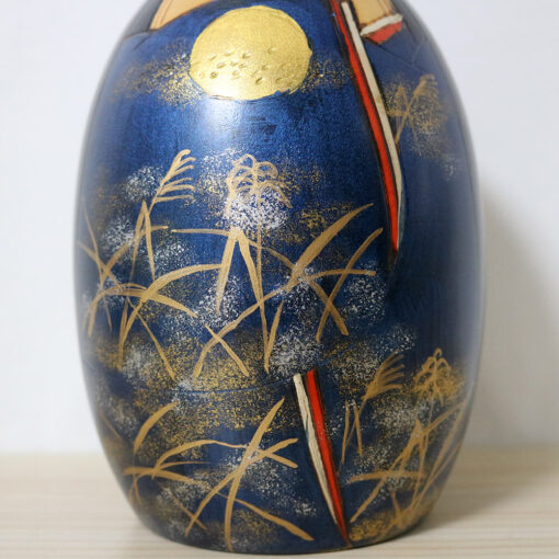 Sekiguchi Toa Vintage Kokeshi Doll Late Autumn Kimono