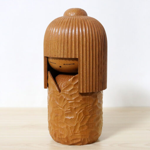 Shido Shozan Vintage Japanese Kokeshi Doll Warabe Left