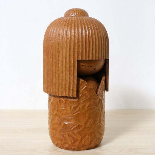 Shido Shozan Vintage Japanese Kokeshi Doll Warabe Right