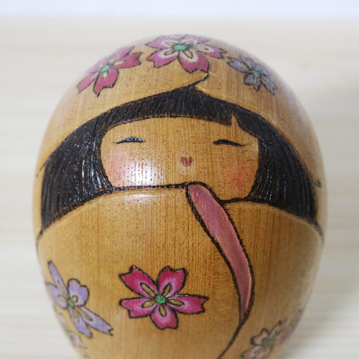 Shirahama Kumiko Kokeshi Doll Spring Attire Face