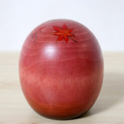 Tanaka Shigemi Kokeshi Doll Dyed In Crimson Back