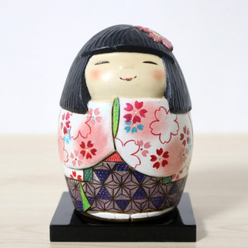 Tokumaru Etsuko Creative Kokeshi Doll Sakura Sakura Front
