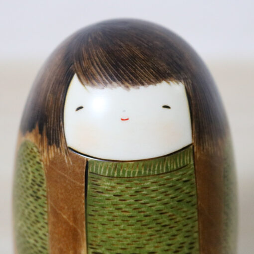 Usaburo Creative Kokeshi Doll A Winter Day Face