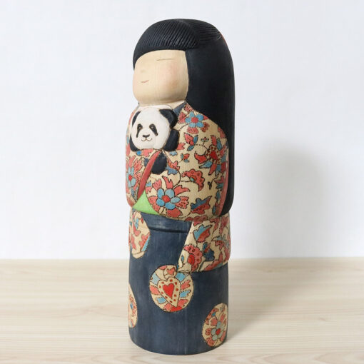 Yuko Yamazaki Creative Kokeshi Doll Panda Chan Left
