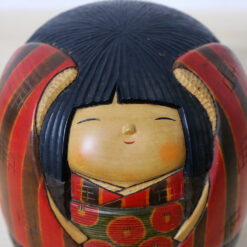 Fumio Tomidokoro Vintage Kokeshi Doll Childrens Song Face