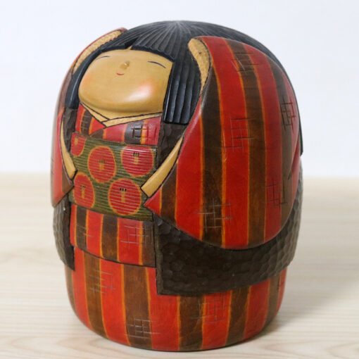 Fumio Tomidokoro Vintage Kokeshi Doll Childrens Song Left