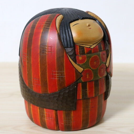 Fumio Tomidokoro Vintage Kokeshi Doll Childrens Song Right