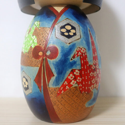 Yushi Kawase Vintage Kokeshi Doll Zuisho Kimono