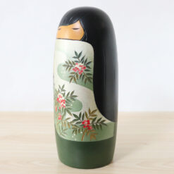 Kaoru Nozawa Vintage Sosaku Kokeshi Doll Kotone Winter Left