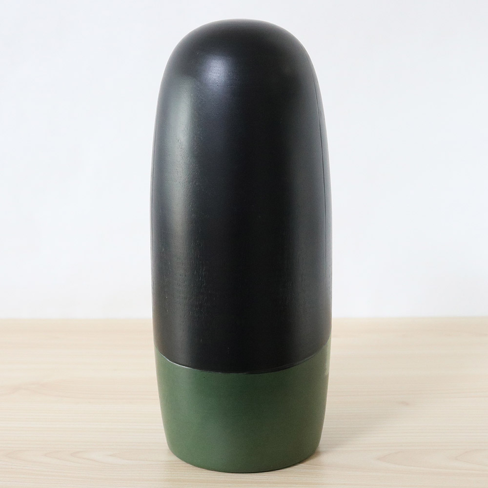 kaoru-nozawa-vintage-sosaku-kokeshi-doll-kotone-winter-back Kaoru Nozawa Vintage Sosaku Kokeshi Doll Kotone Winter Back