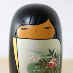 Kaoru Nozawa Vintage Sosaku Kokeshi Doll Kotone Winter Face
