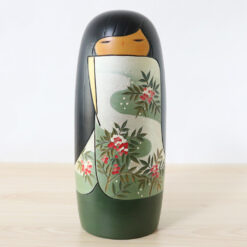 Kaoru Nozawa Vintage Sosaku Kokeshi Doll Kotone Winter Front