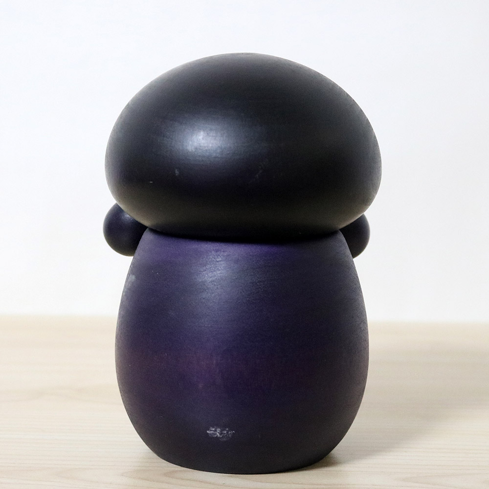 sansaku-sekiguchi-japanese-sosaku-kokeshi-ajisai-back Sansaku Sekiguchi Japanese Sosaku Kokeshi Ajisai Back