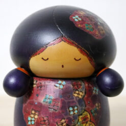 Sansaku Sekiguchi Japanese Sosaku Kokeshi Ajisai Face