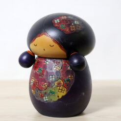 Sansaku Sekiguchi Japanese Sosaku Kokeshi Ajisai Left