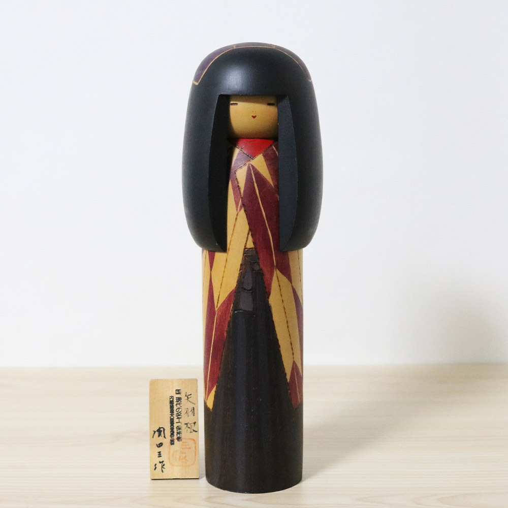 sekiguchi-sansaku-vintage-kokeshi-doll-yabane Sekiguchi Sansaku Vintage Kokeshi Doll Yabane