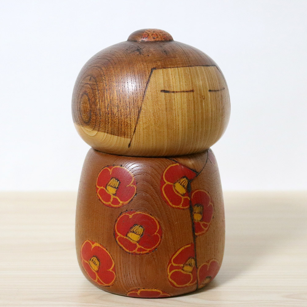 sekiguchi-toa-vintage-kokeshi-doll-camellia-right Sekiguchi Toa Vintage Kokeshi Doll Camellia Right