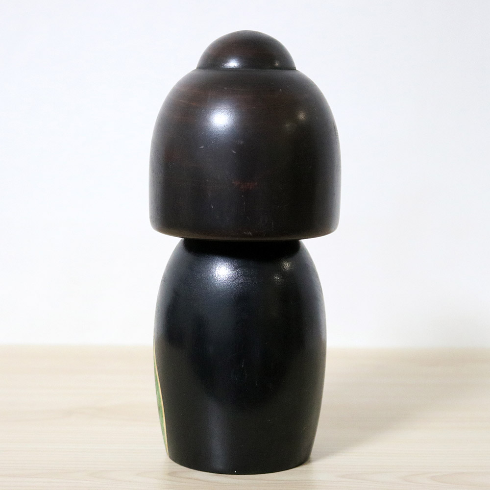 yushi-kawase-vintage-kokeshi-doll-sunflower-back Yushi Kawase Vintage Kokeshi Doll Sunflower Back