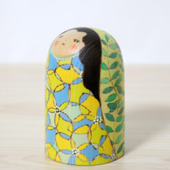 Fumio Tomidokoro Creative Kokeshi Doll Kunpu Left