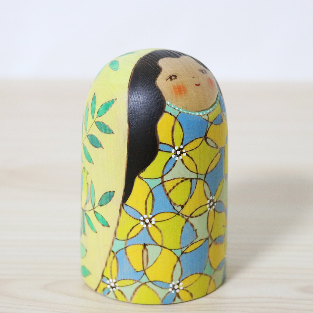 Fumio Tomidokoro Creative Kokeshi Doll Kunpu Right