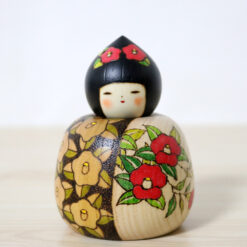 Fumio Tomidokoro Kokeshi Doll Hizashi Front