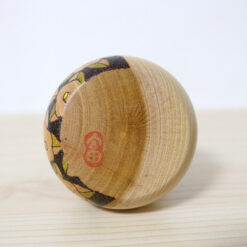 Fumio Tomidokoro Kokeshi Doll Hizashi Signature