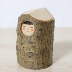 Fumio Tomidokoro Kokeshi Doll Mountain Child Left