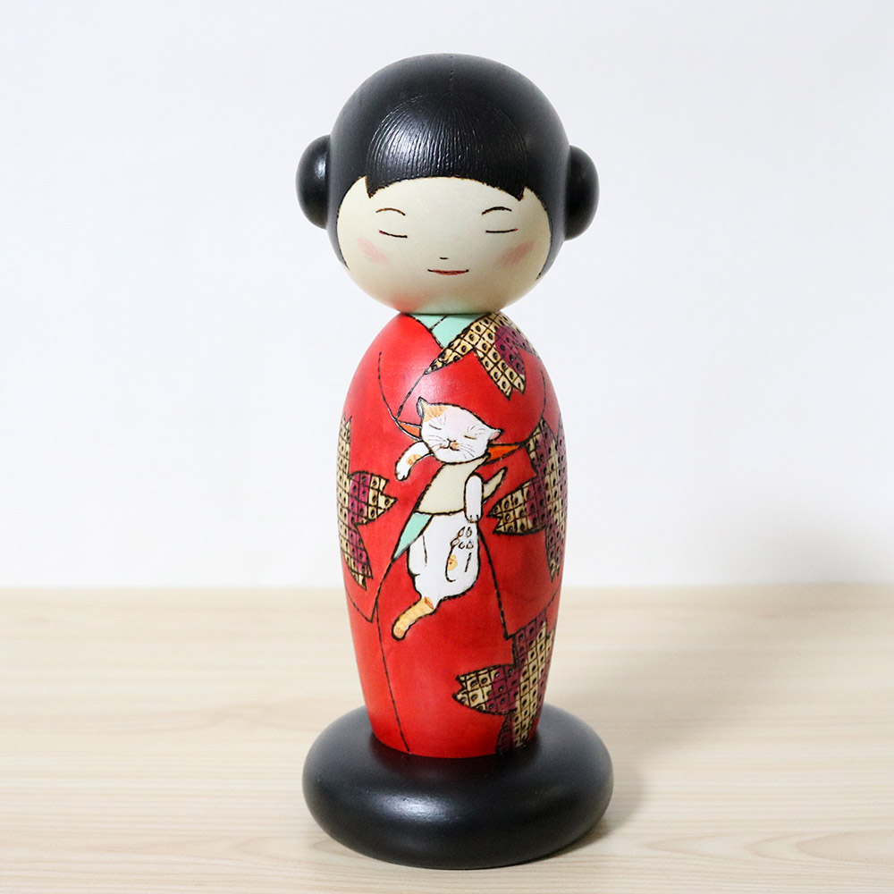 Oki Yasunobu Creative Kokeshi Doll Tomodachi Front