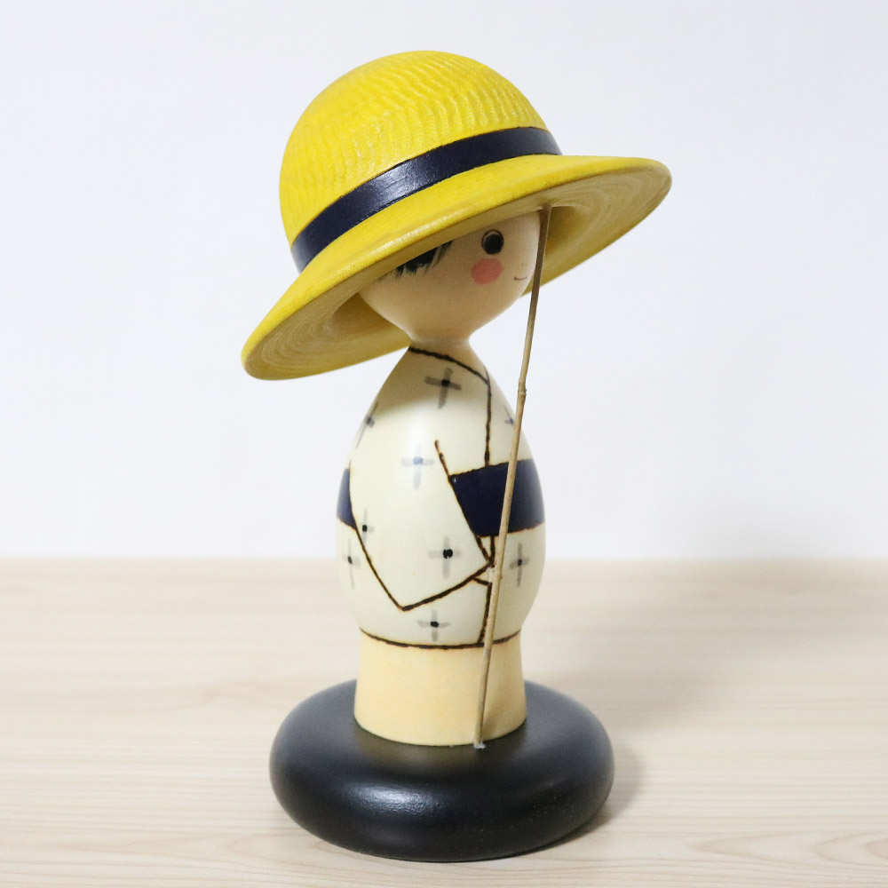 Sekiguchi Sansaku Kokeshi Doll The Sound Of Cicadas Right