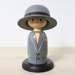 Sekiguchi Sansaku Vintage Kokeshi Doll Dads Hat Front