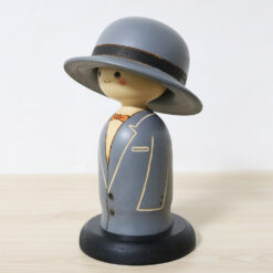Sekiguchi Sansaku Vintage Kokeshi Doll Dads Hat Left