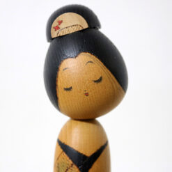 Sekiguchi Sansaku Vintage Kokeshi Doll Iki Face