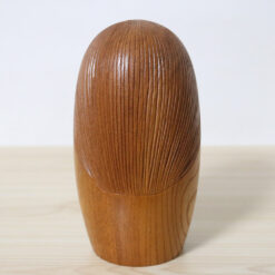 Aoki Ryoka Vintage Japanese Kokeshi Doll Camellia Back