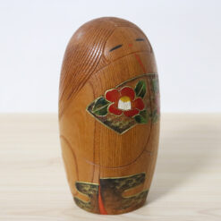 Aoki Ryoka Vintage Japanese Kokeshi Doll Camellia Right