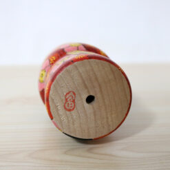 Fumio Tomidokoro Creative Kokeshi Doll Hanaemi Signature