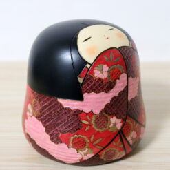 Fumio Tomidokoro Japanese Kokeshi Doll Hana Akari Right