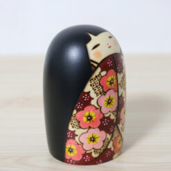 Fumio Tomidokoro Japanese Kokeshi Doll Spring Time Right