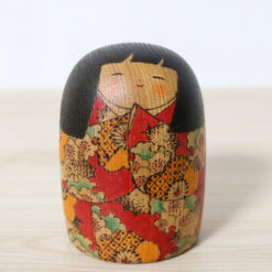 Fumio Tomidokoro Kokeshi Doll Koubai Front