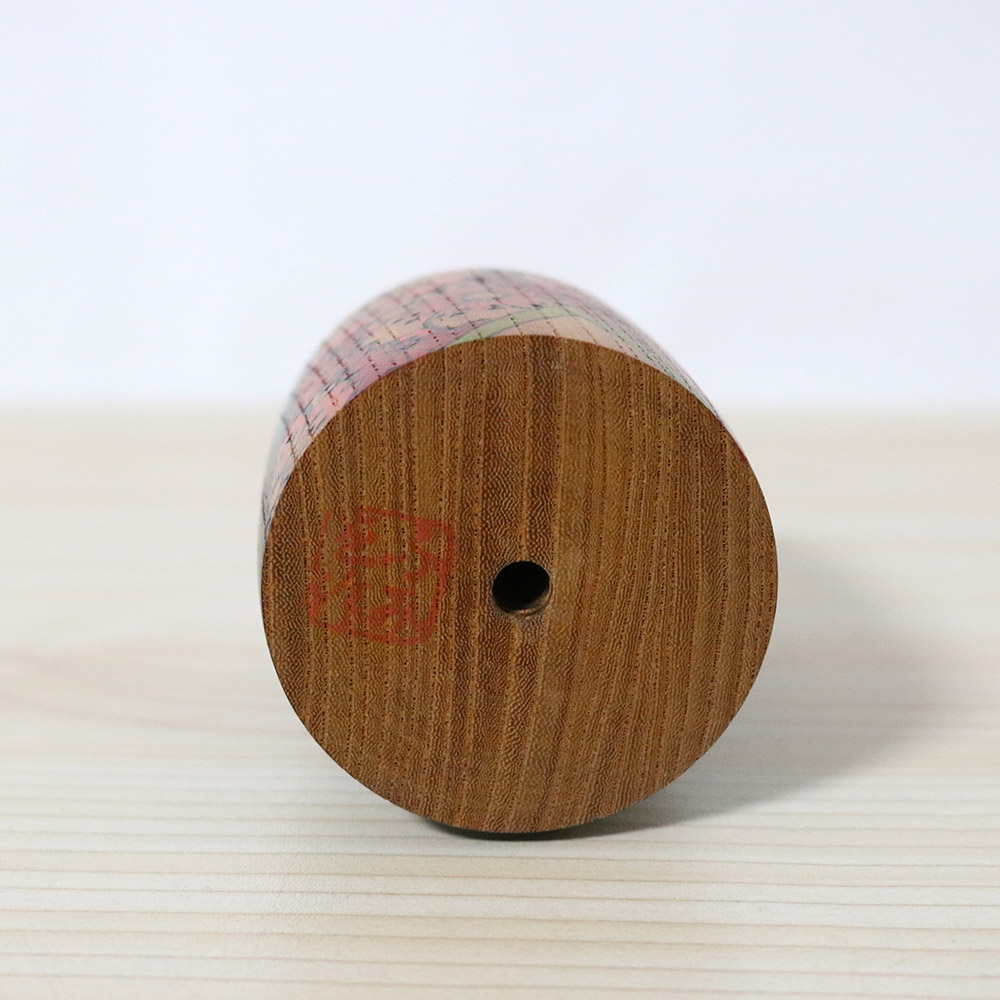 Fumio Tomidokoro Kokeshi Doll Oka Signature