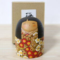 Fumio Tomidokoro Kokeshi Doll Plum Grove