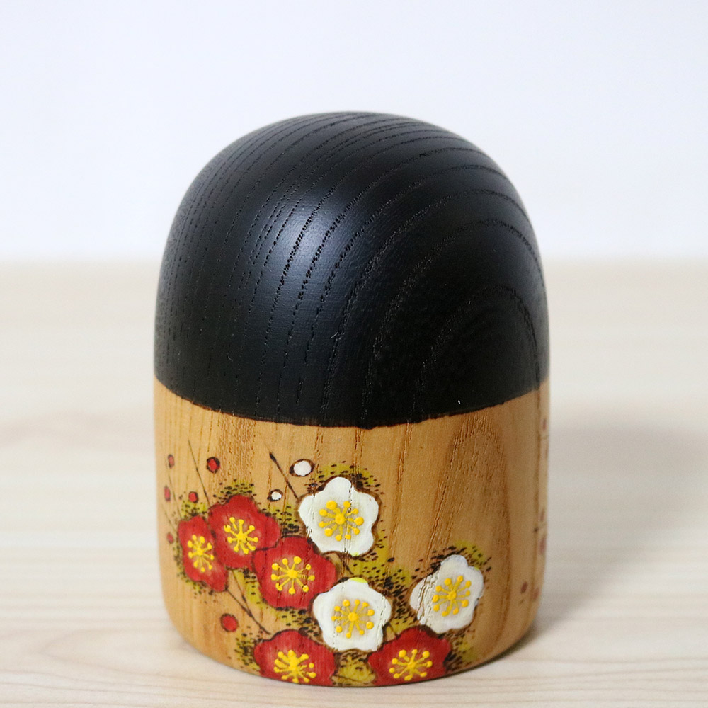 Fumio Tomidokoro Kokeshi Doll Plum Grove Back