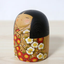 Fumio Tomidokoro Kokeshi Doll Plum Grove Left
