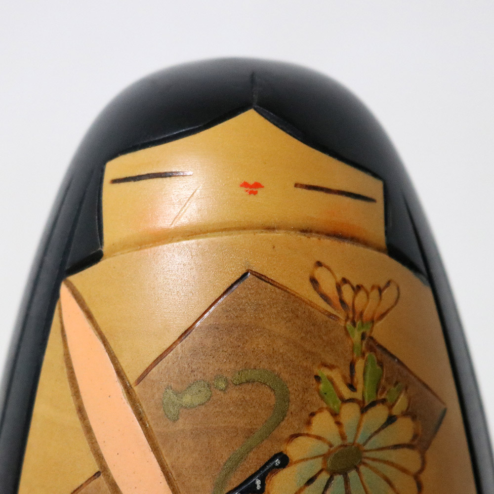 Ishimura Vintage Kokeshi Doll Akebono Face