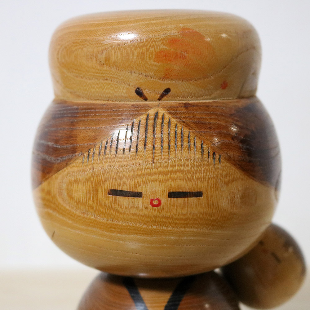 Iwasaki Nobue Vintage Kokeshi Doll Komori Face