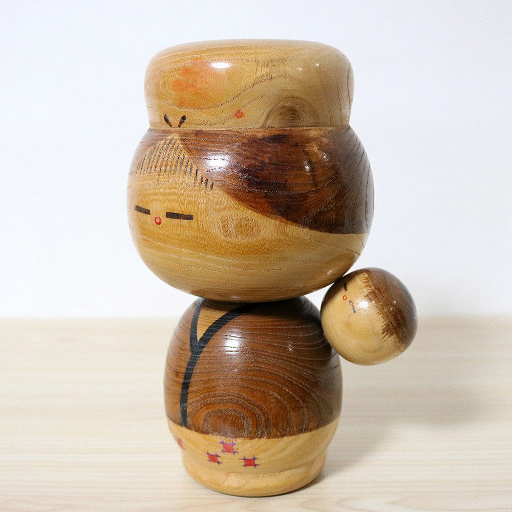 Iwasaki Nobue Vintage Kokeshi Doll Komori Left