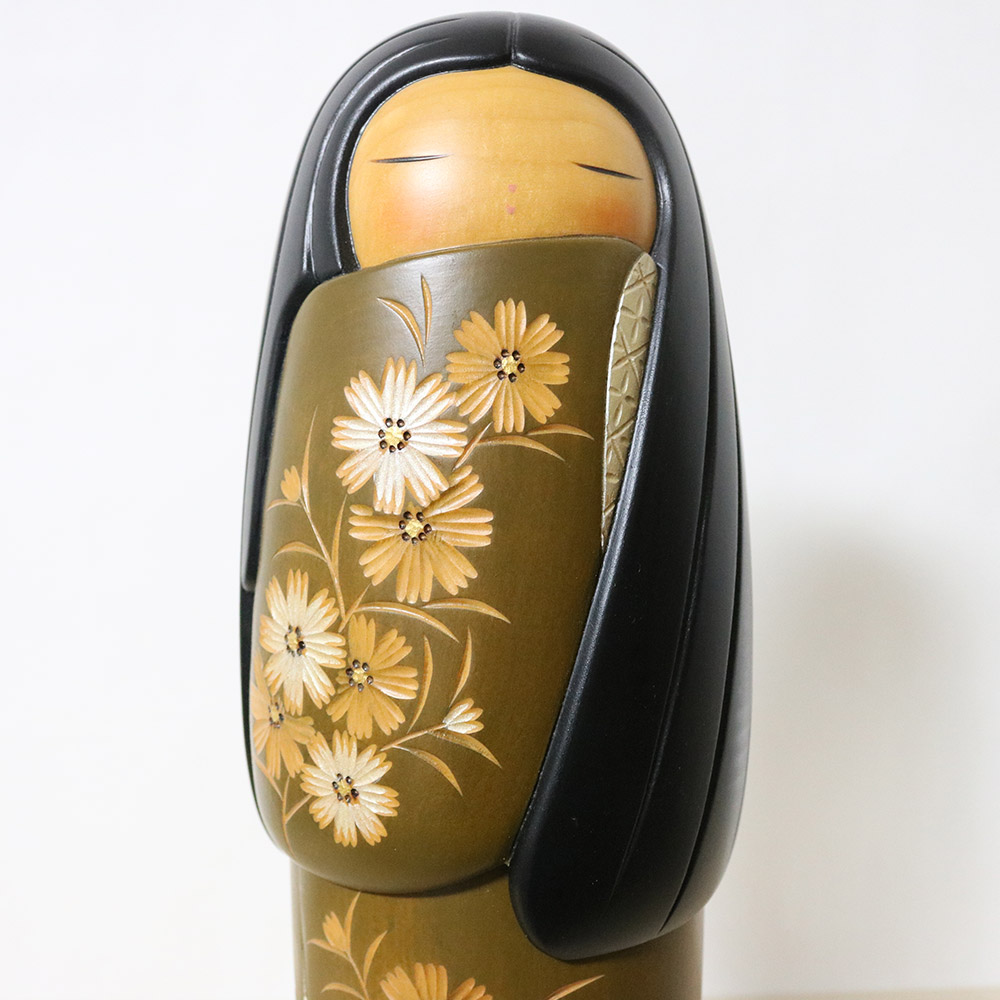 Kaoru Nozawa Vintage Kokeshi Doll Cosmos Face