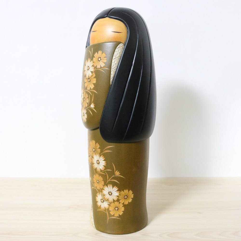 Kaoru Nozawa Vintage Kokeshi Doll Cosmos Left