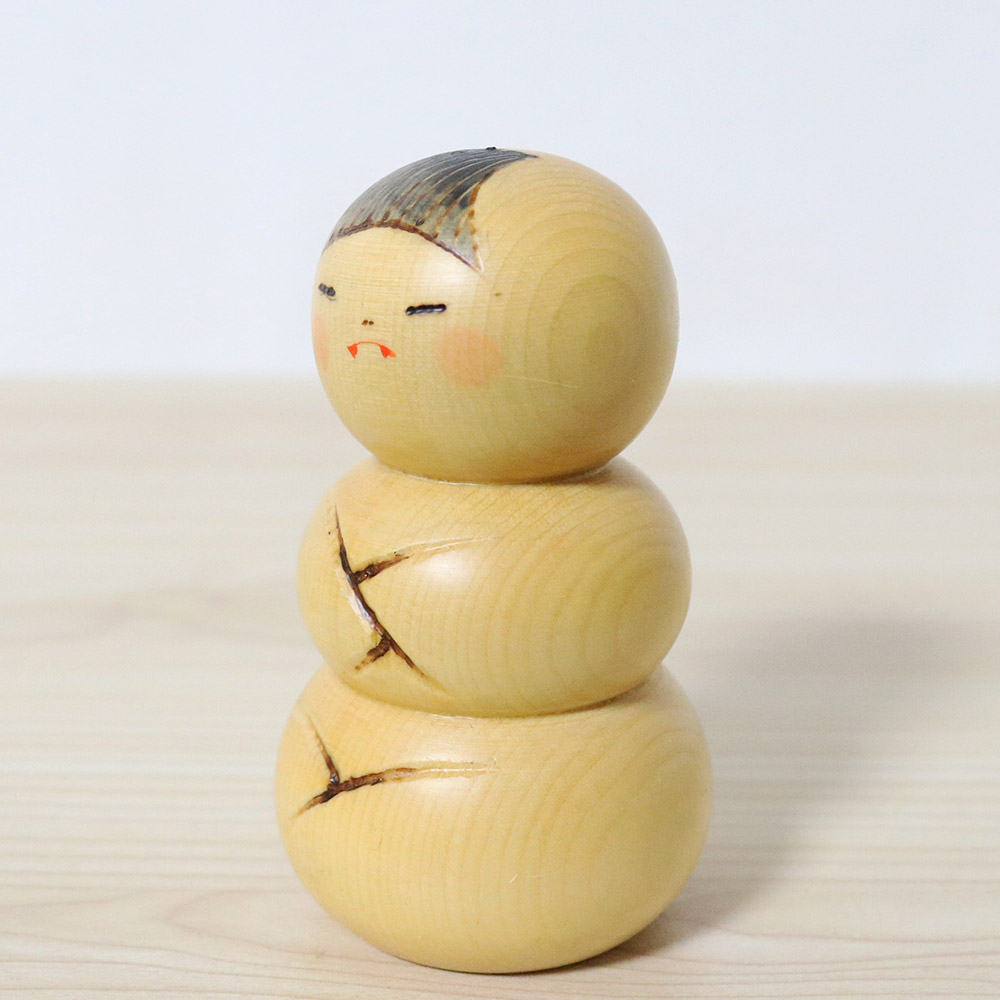 Kato Tatsuo Creative Kokeshi Gaman Left