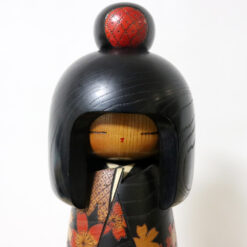 Miyashita Hajime Tall Vintage Kokeshi Doll Face